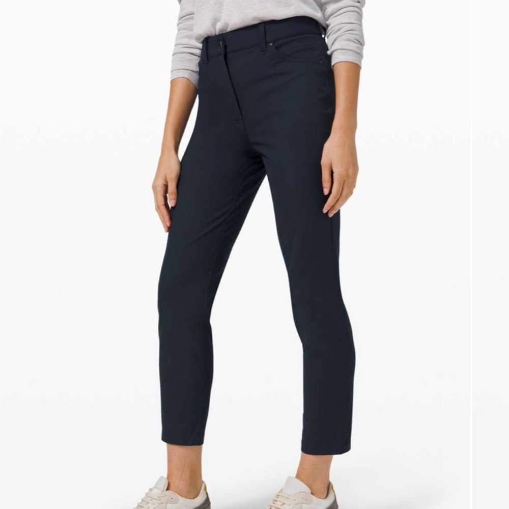 Lululemon City Sleek 5 Pocket 7/8 Pant True Navy 8